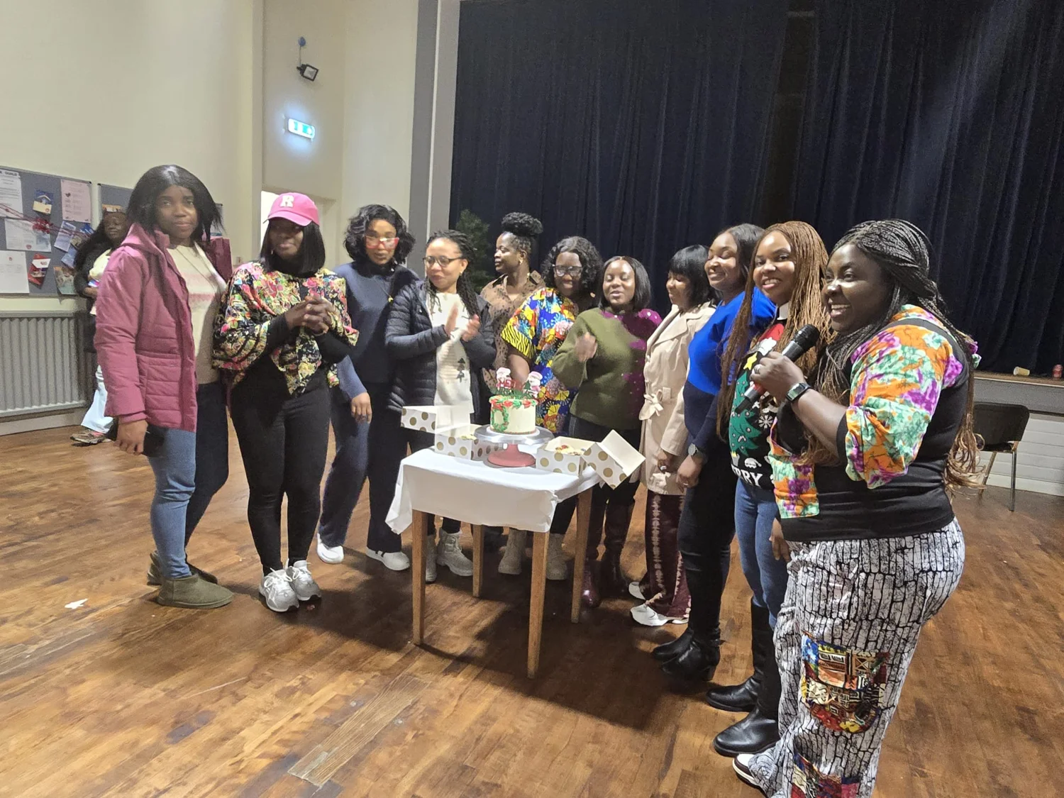 Women celebrating together at an AWSN gathering