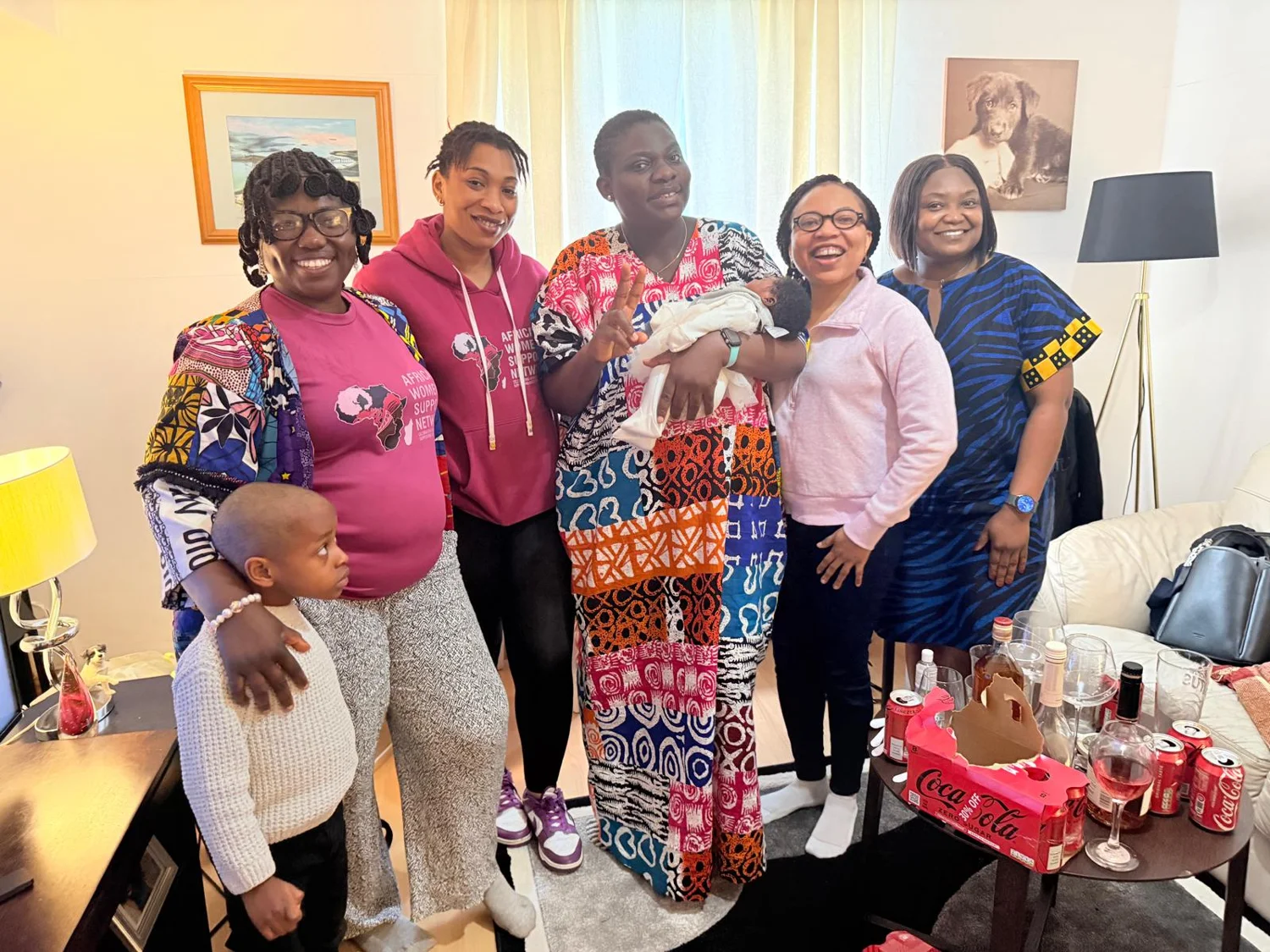 Women connecting at an AWSN community gathering